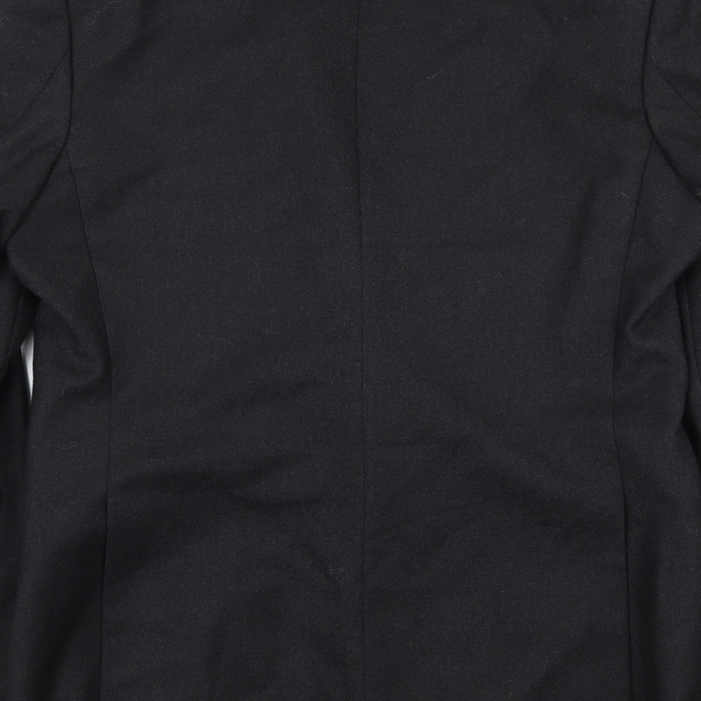 Pinstripe Mens Grey Jacket Suit Jacket Size L