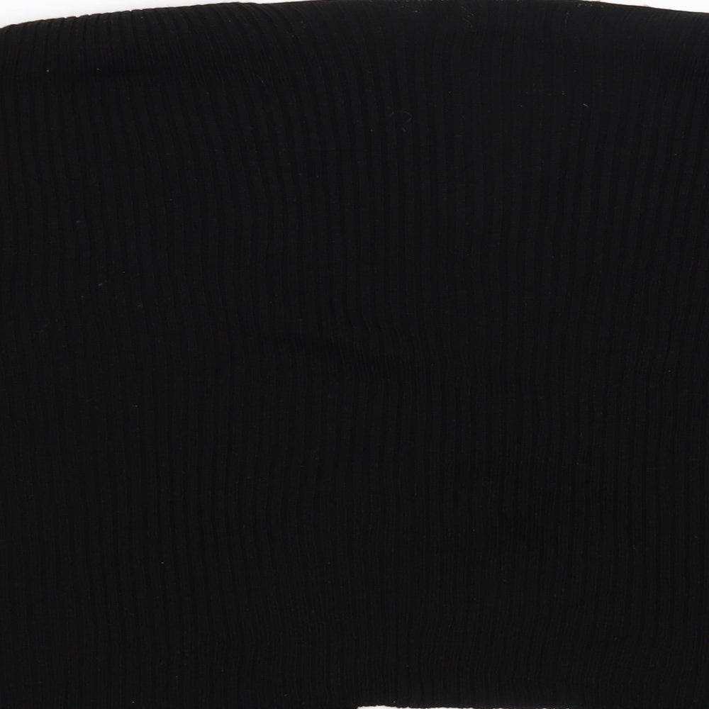 Pretty Little Thing Womens Black Cardigan Jumper Size M