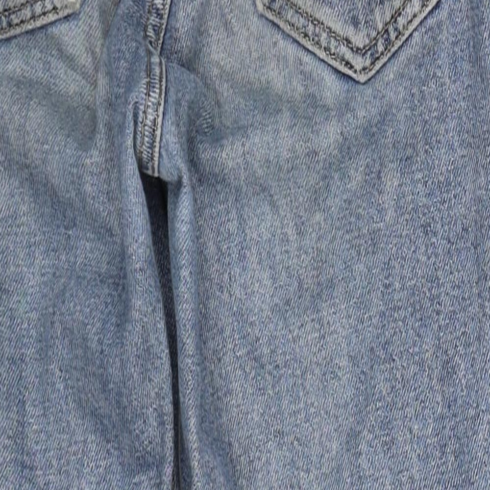 Topshop Womens Blue Denim Cropped Jeans Size 26 in L22 in