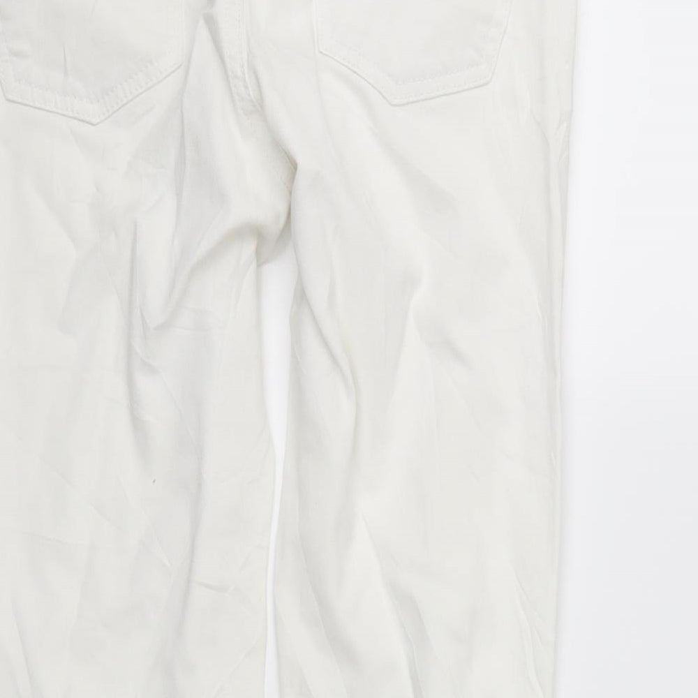 waredenim Womens White Straight Jeans Size 10 L23 in