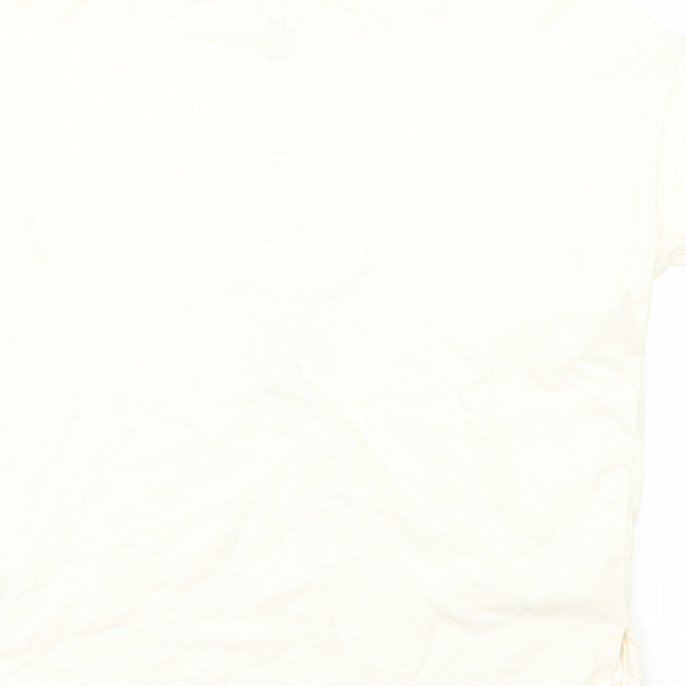 Gap Girls White Basic T-Shirt Size M