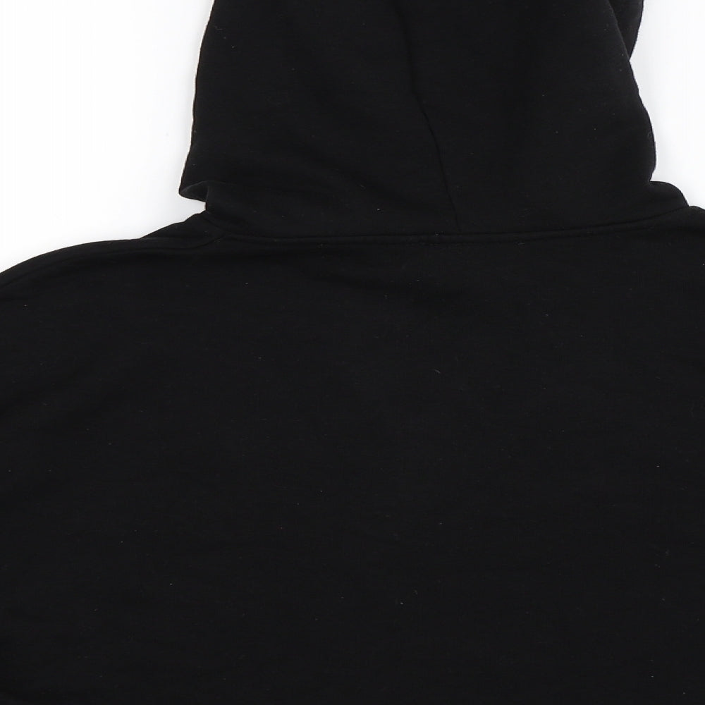 Newlook Girls Black Pullover Hoodie Size 12-13 Years - K, Bye