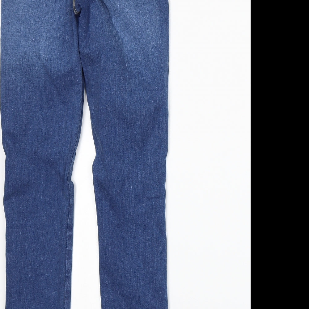 /Denim Womens Blue Skinny Jeans Size 8 L28 in
