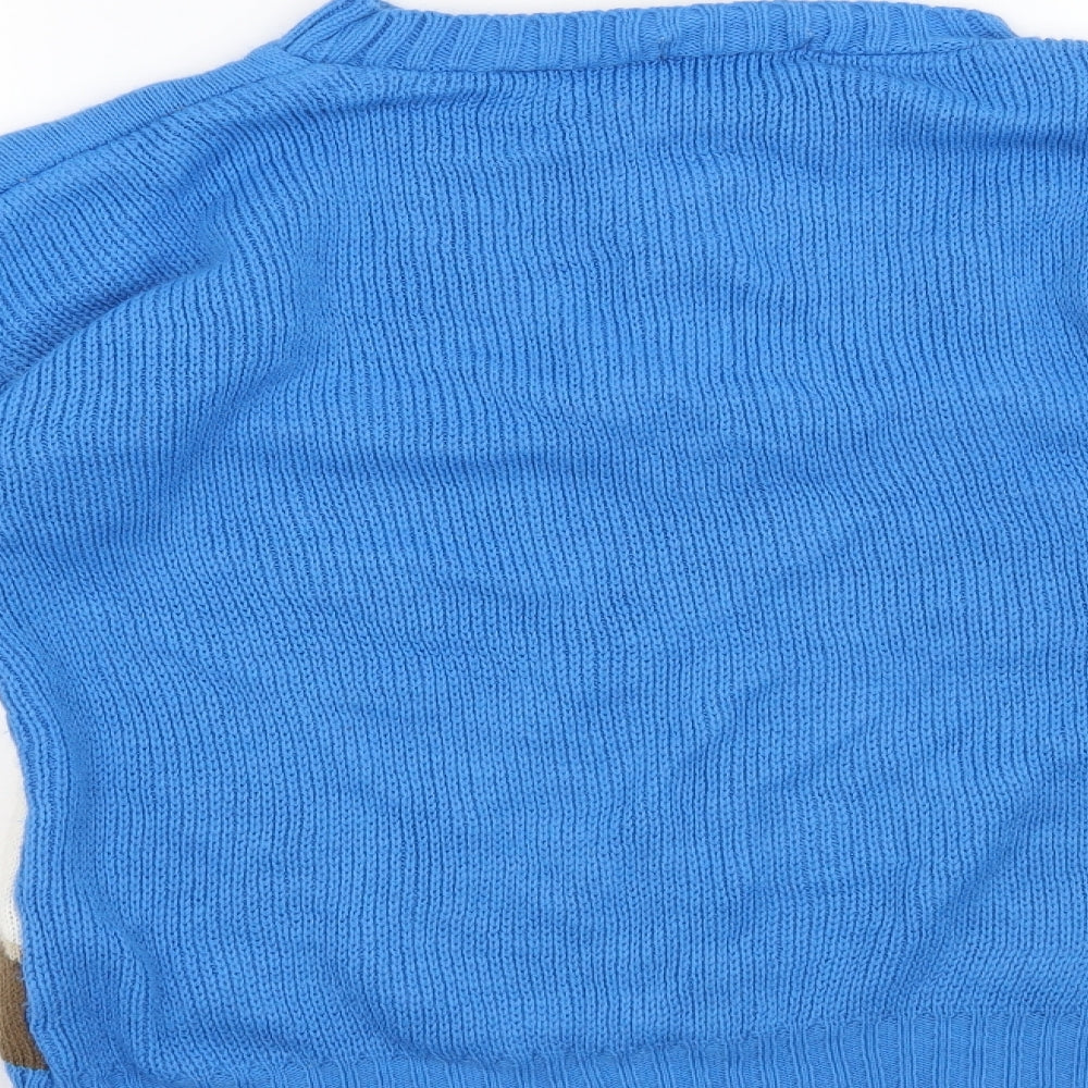 Amazon Womens Blue Pullover Jumper Size S