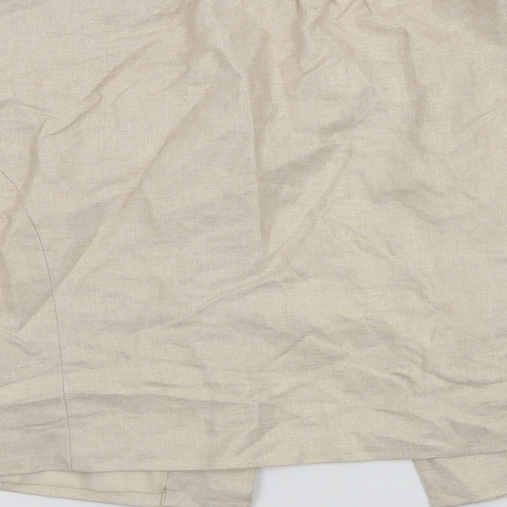 Kit Womens Beige Jacket Size 12