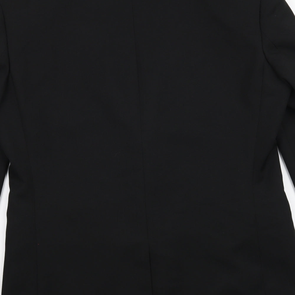 Taylor & Wright Mens Black Jacket Suit Jacket Size 38