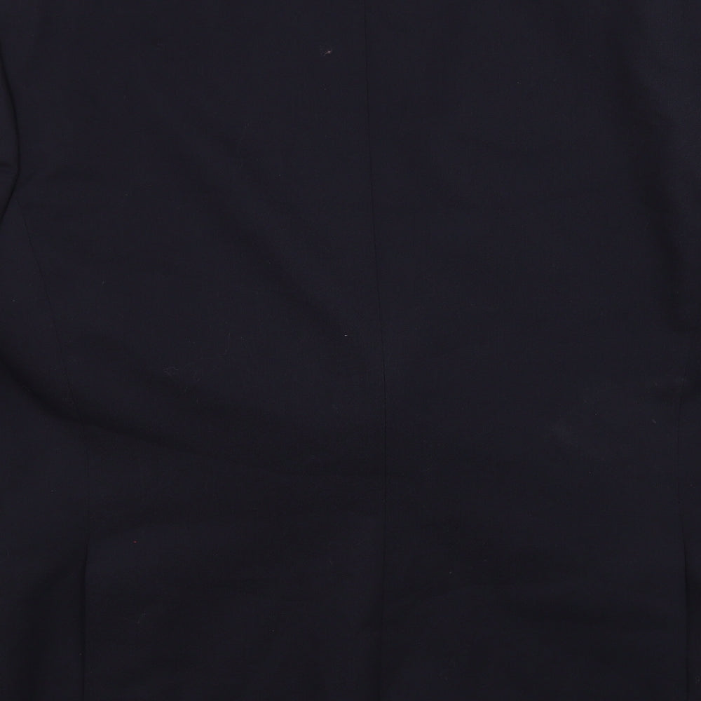 Sergio Rossi Mens Blue Jacket Suit Jacket Size 46