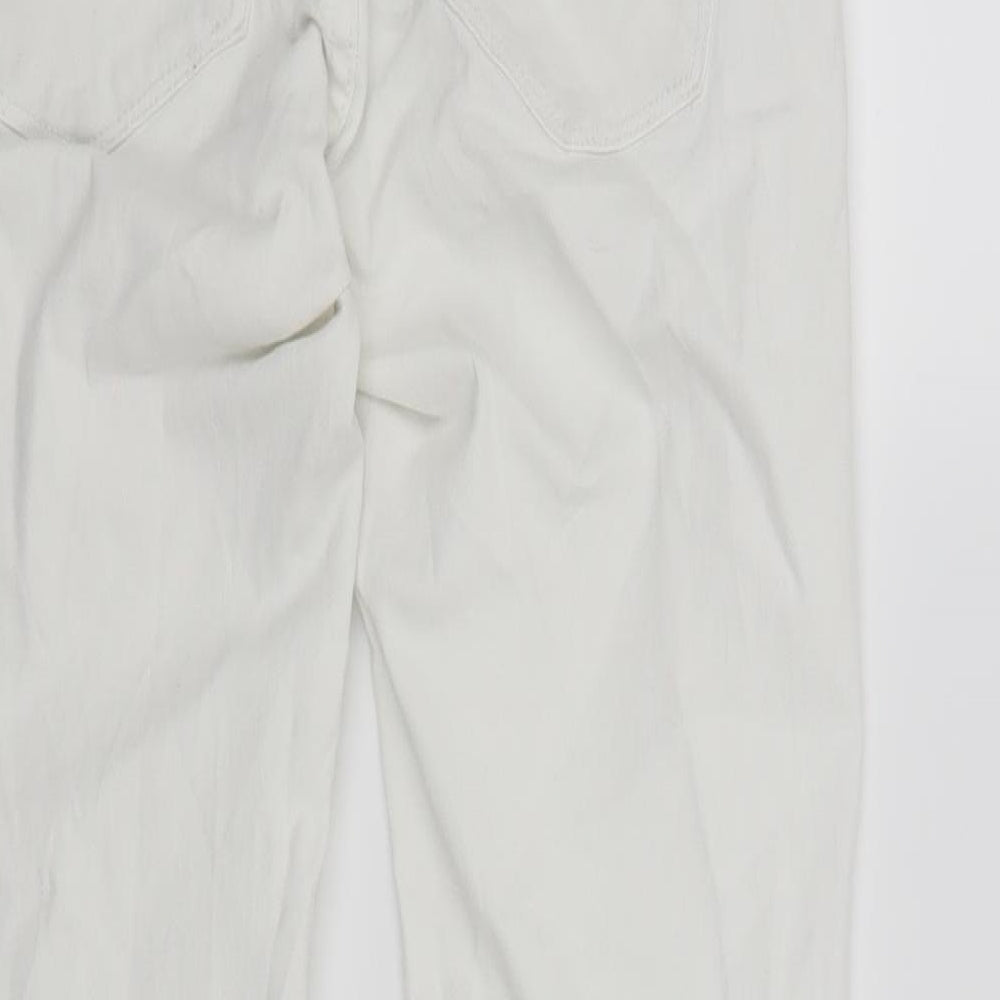 Azul Womens White Skinny Jeans Size S L28 in