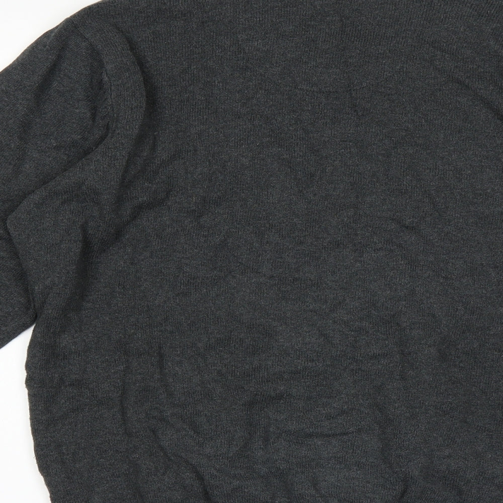 Marks & Spencer Mens Grey Pullover Jumper Size M