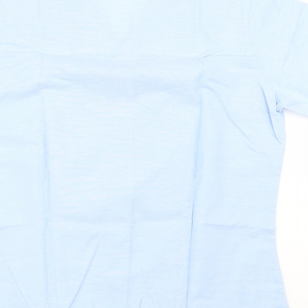 turetex Girls Blue Basic Button-Up Size 12-13 Years - SCHOOL