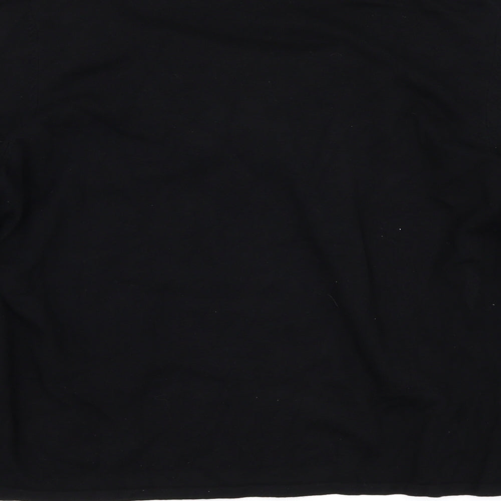 PHILIPPE CARAT Womens Black Pullover Jumper Size 2XL