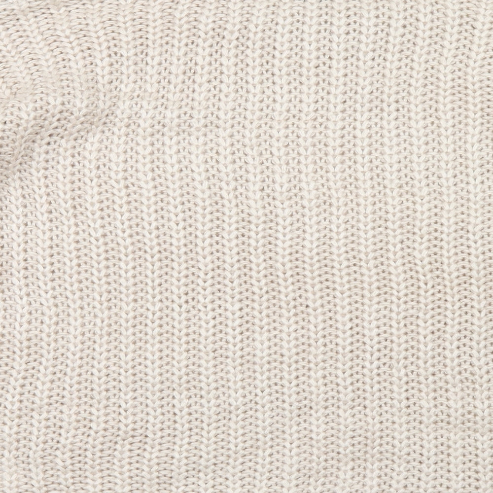 H&M Womens Ivory Knit Pullover Jumper Size 6