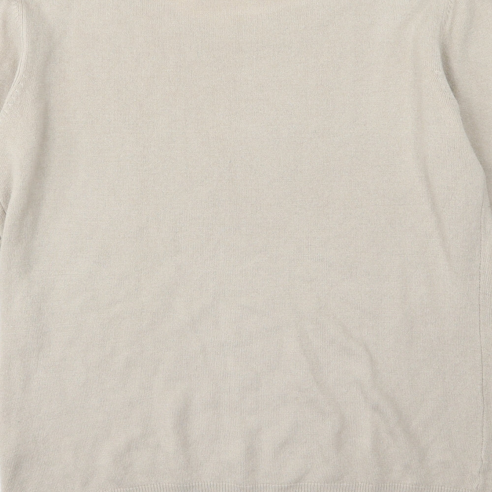 Atmosphere Womens Beige Knit Pullover Jumper Size 18