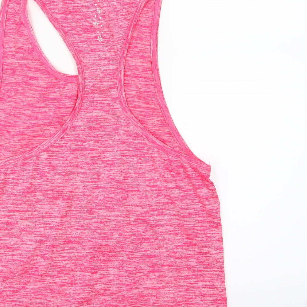 USA Pro Womens Pink Basic Tank Size 8