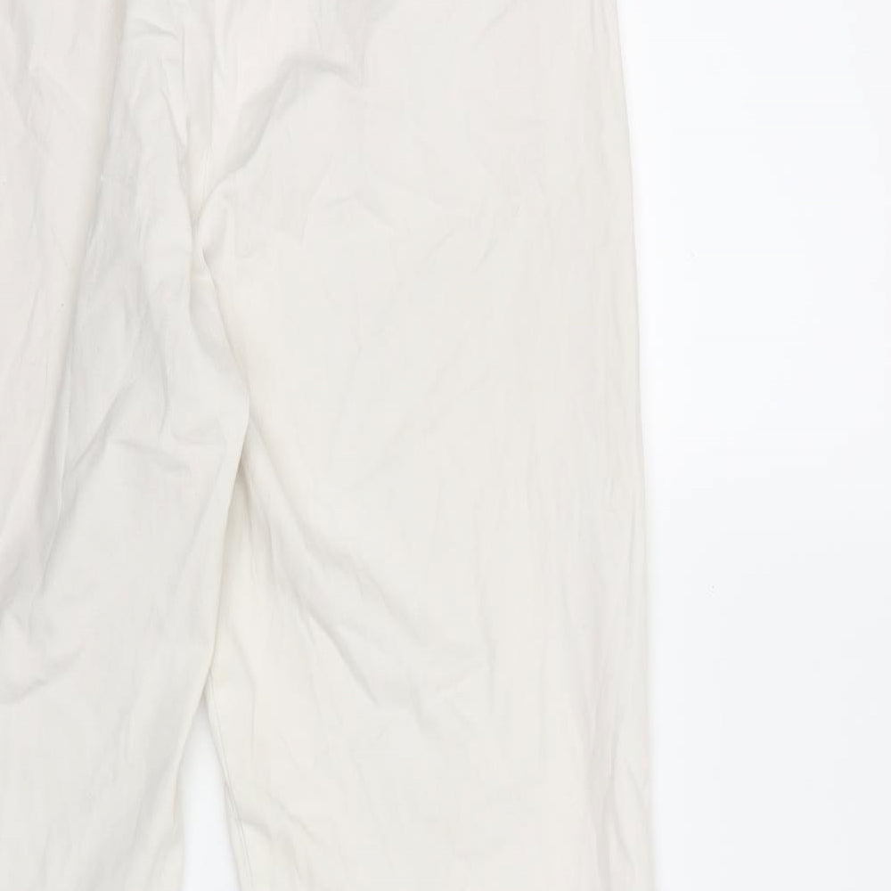 Preworn Womens White Trousers Size 28 in L30 in