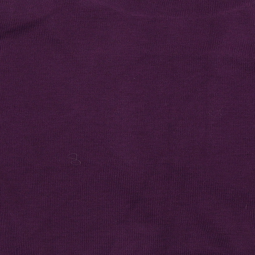 Glimpse Design Womens Purple Cape Jumper Size M