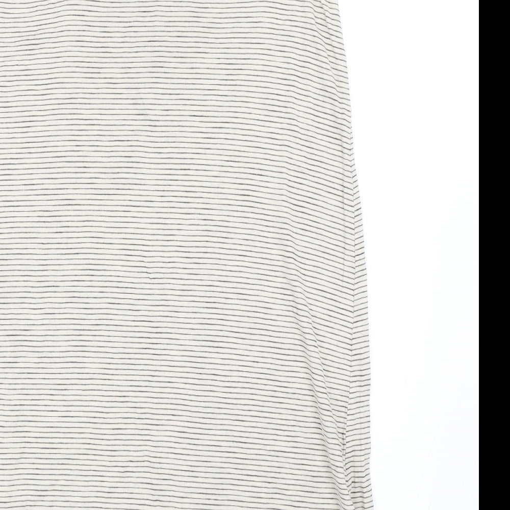H&M Womens Beige Striped Camisole T-Shirt Size S
