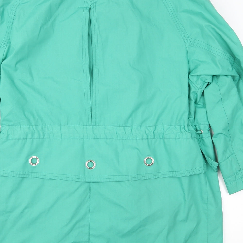 House of Fraser Womens Green Anorak Coat Size 10