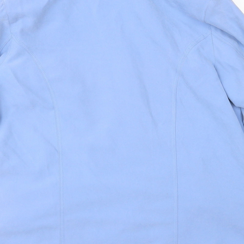 Klassik Womens Blue Overcoat Coat Size 10