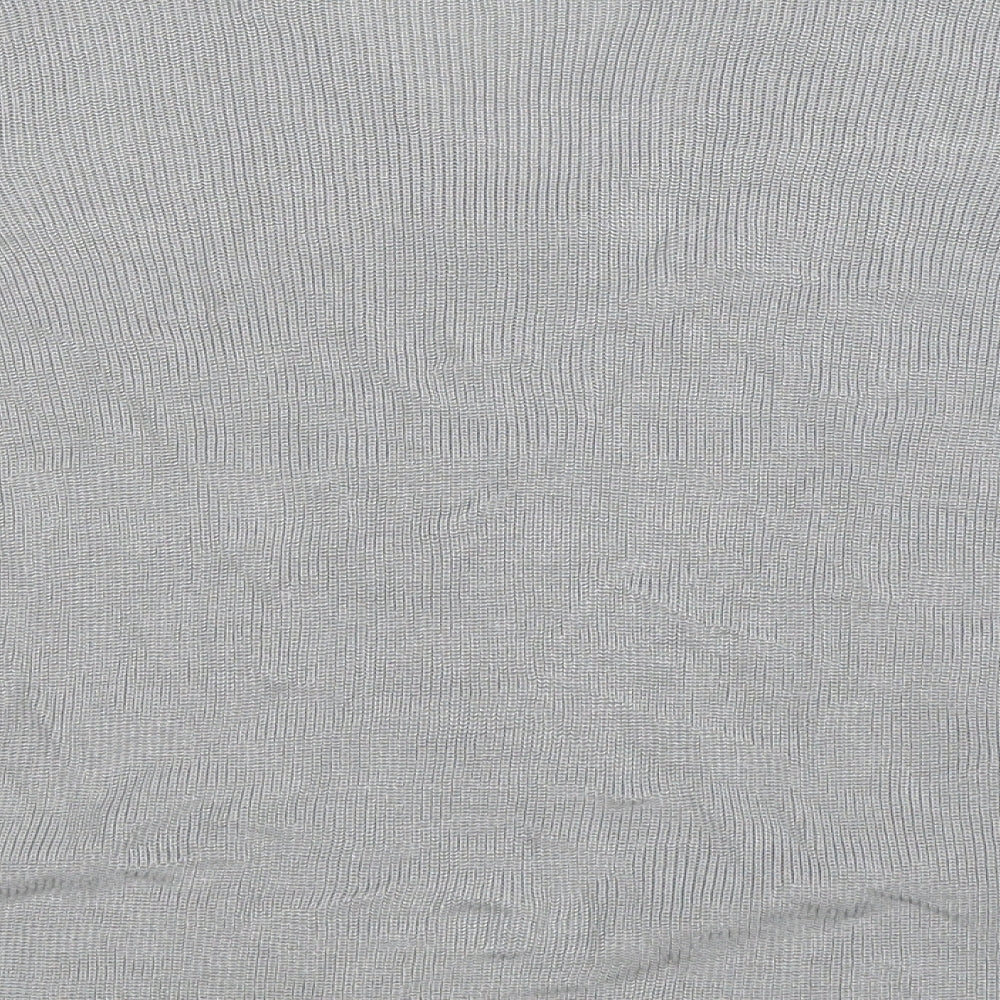 Per Una Womens Silver Knit Pullover Jumper Size 20