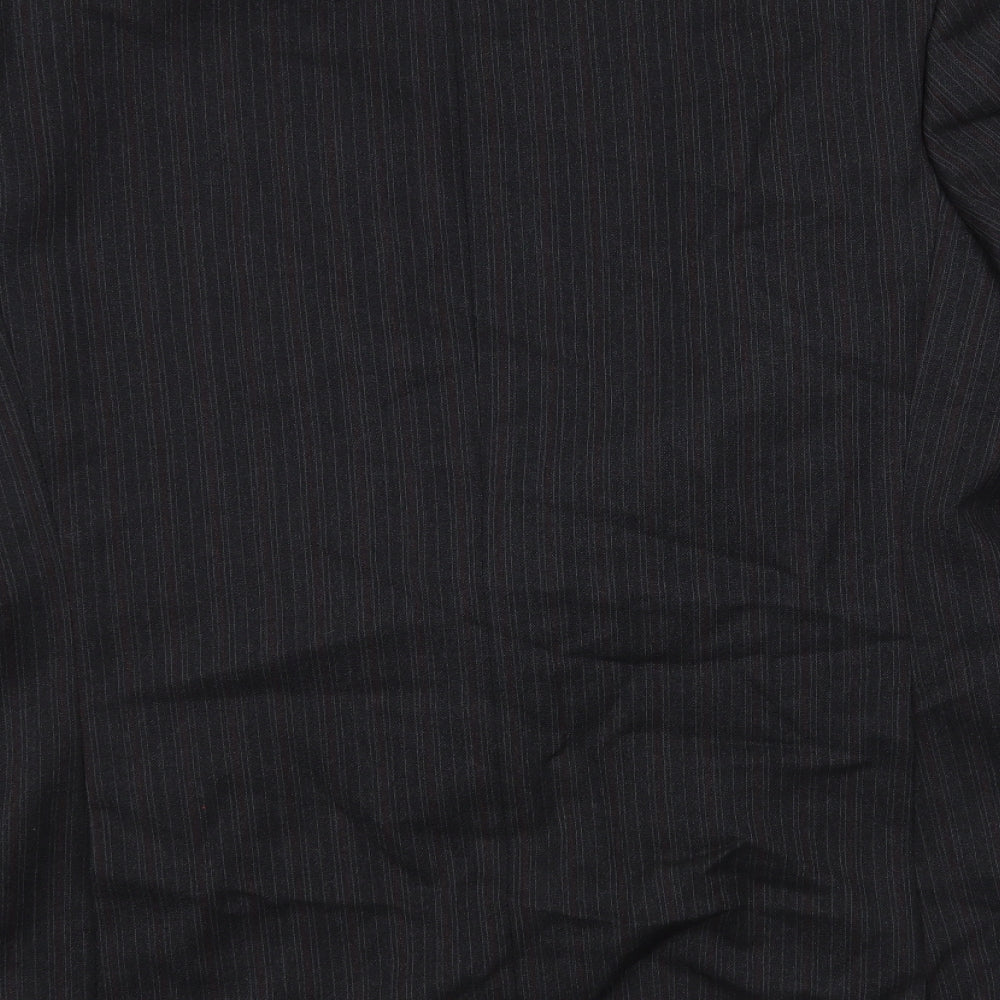 label Mens Grey Jacket Suit Jacket Size XL