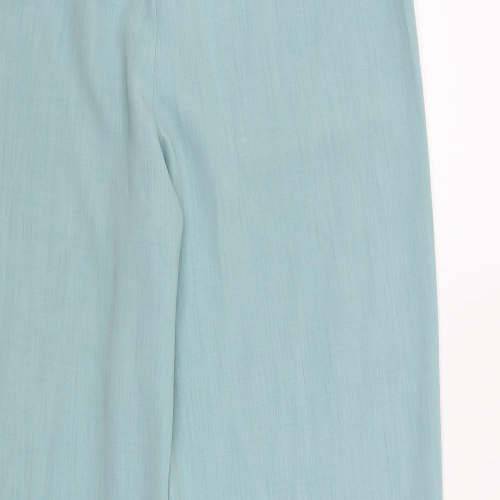 BHS Womens Blue Trousers Size 12 L27 in