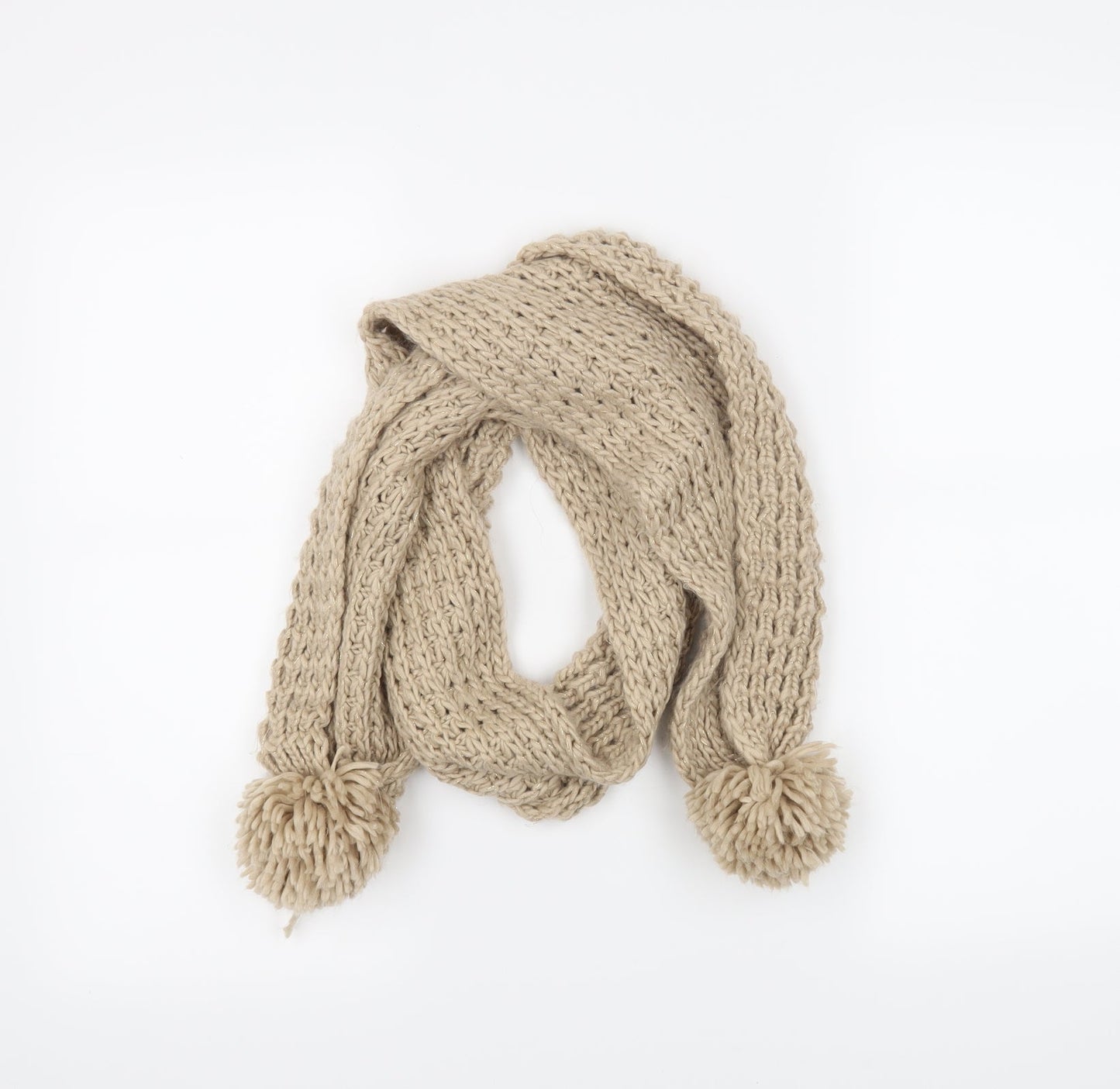 Preworn Womens Beige Scarf