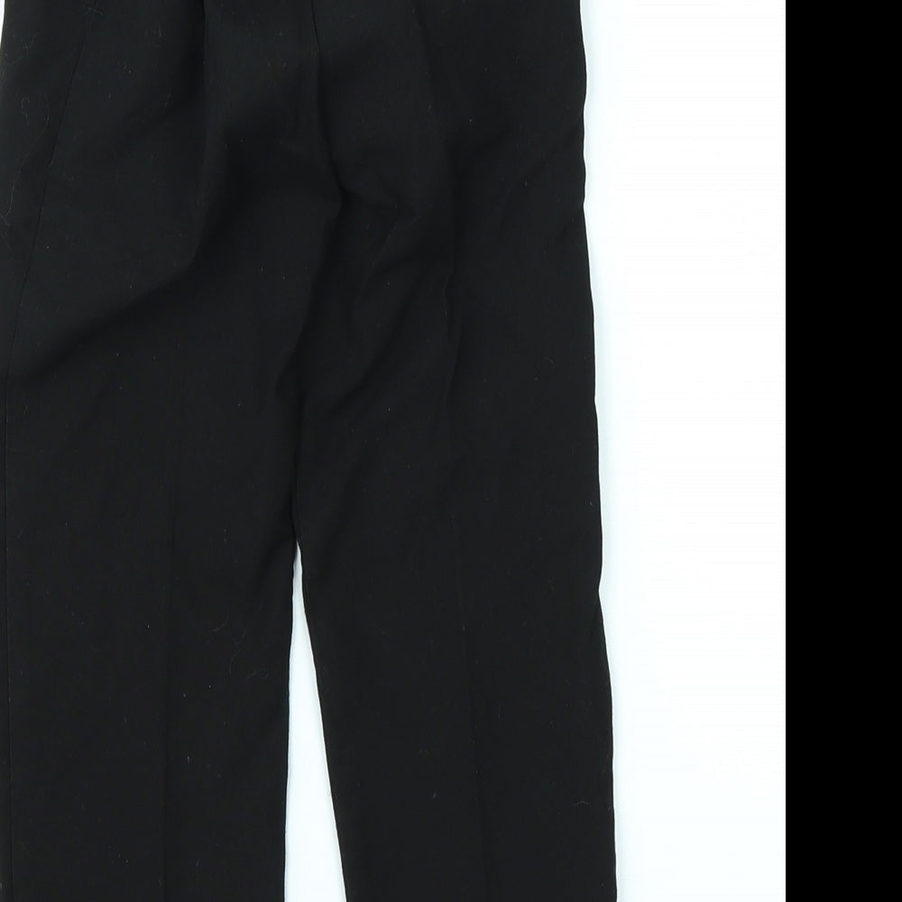 Marks & Spencer Girls Black Chino Trousers Size 3-4 Years - school