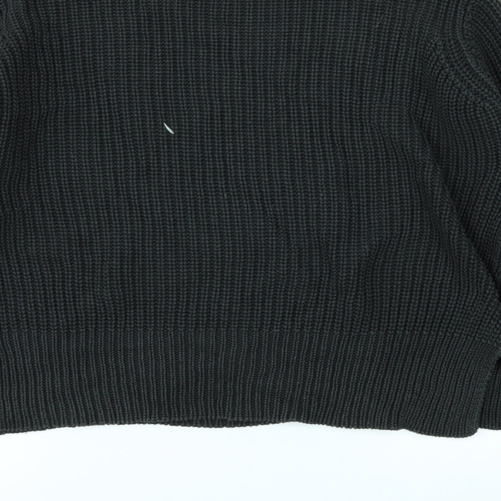 H&M Womens Green Pullover Jumper Size S
