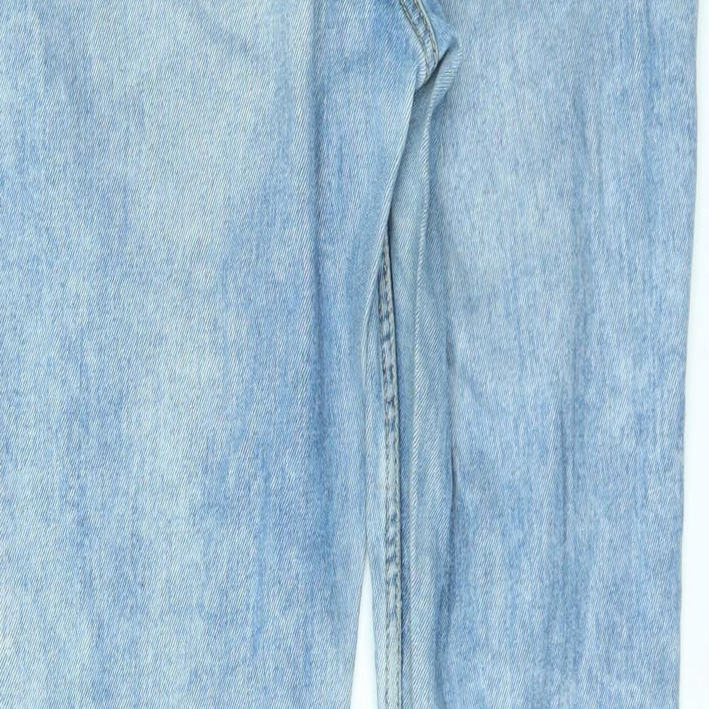 H&M Mens Blue Straight Jeans Size 31 L30 in