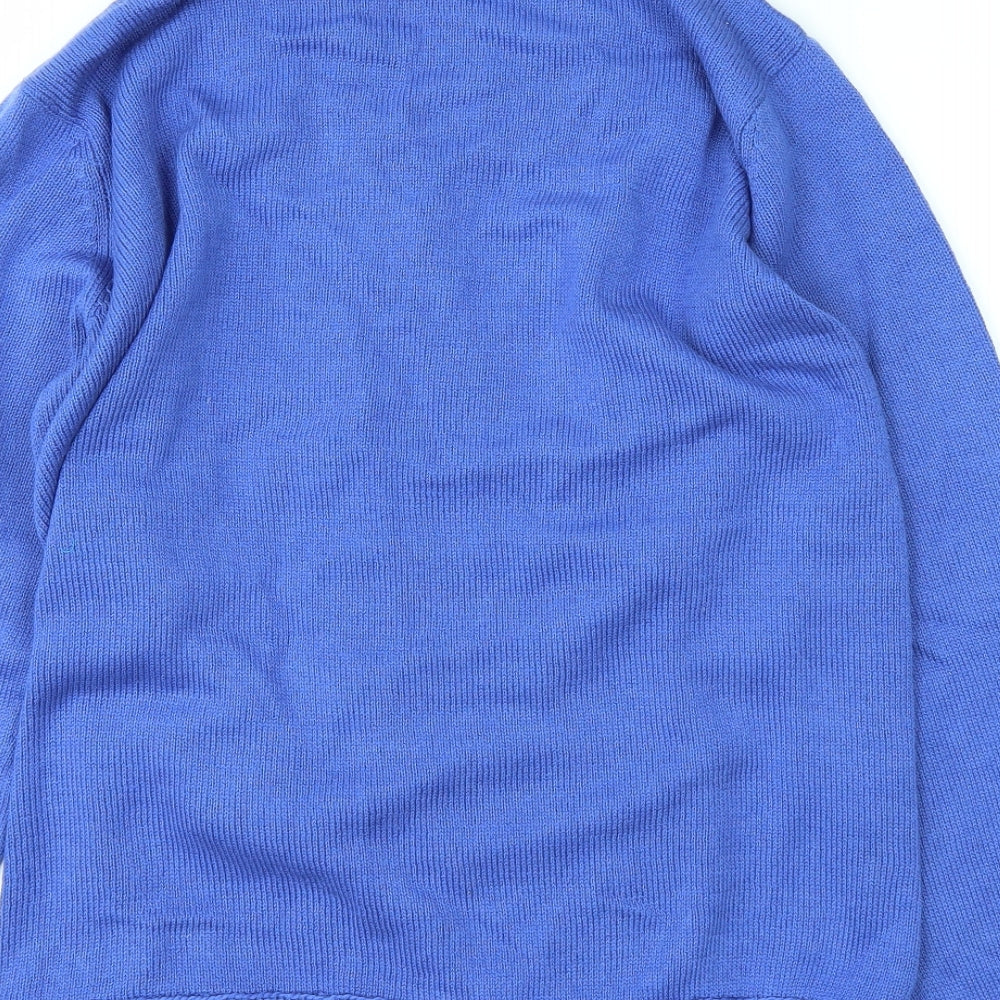Essentials Womens Blue Cardigan Jumper Size 16