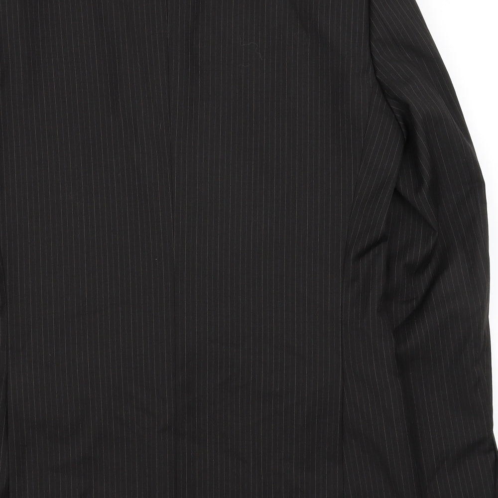 NEXT Mens Black Striped Jacket Blazer Size 38