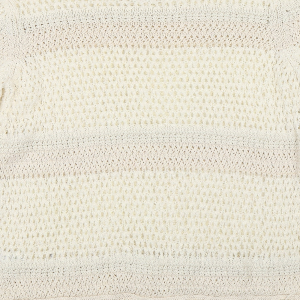 Matalan Womens Beige Pullover Jumper Size L