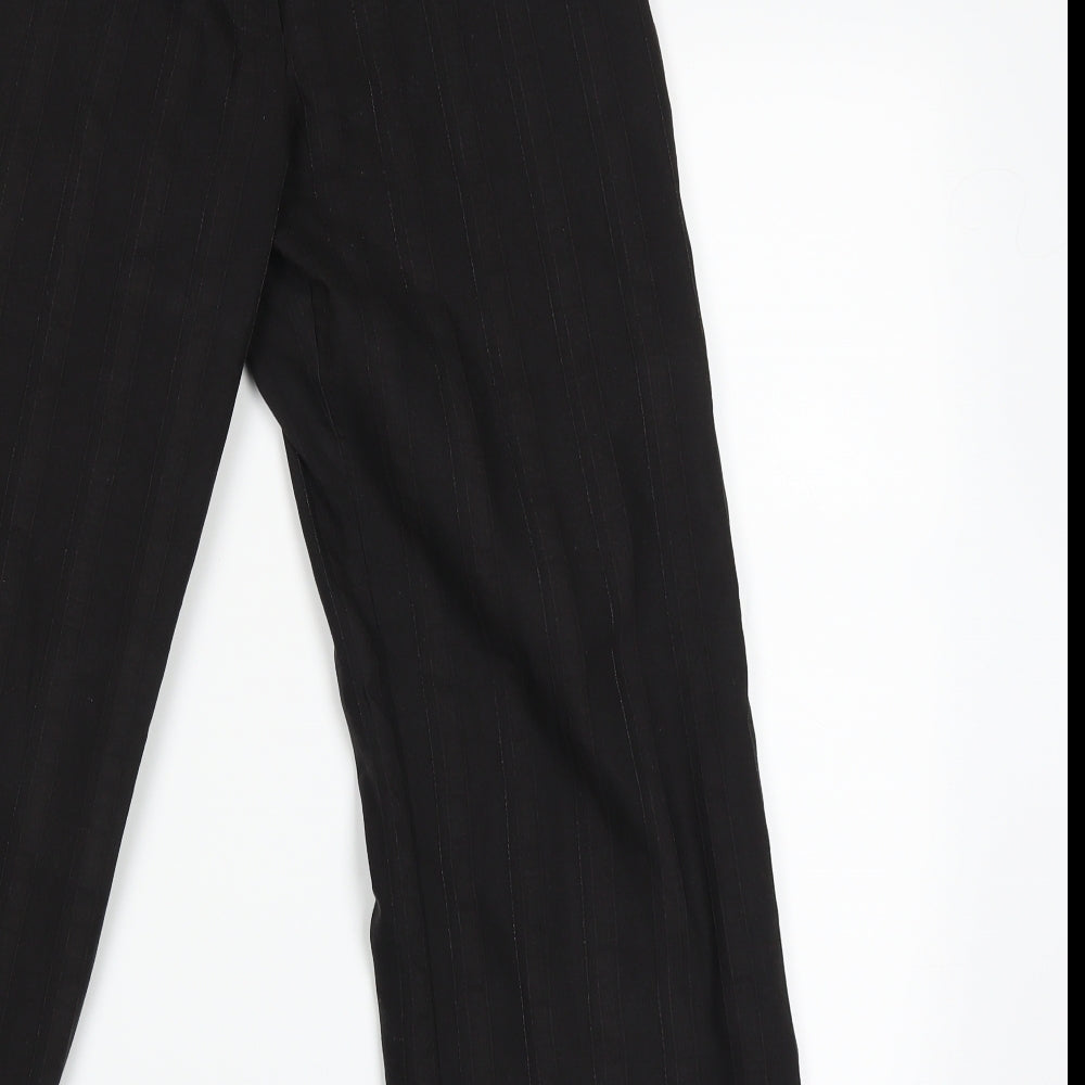 Liz Jordan Womens Black Trousers Size 10 L23 in