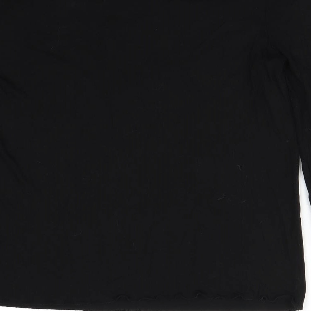 NEXT Womens Black Basic Blouse Size 6
