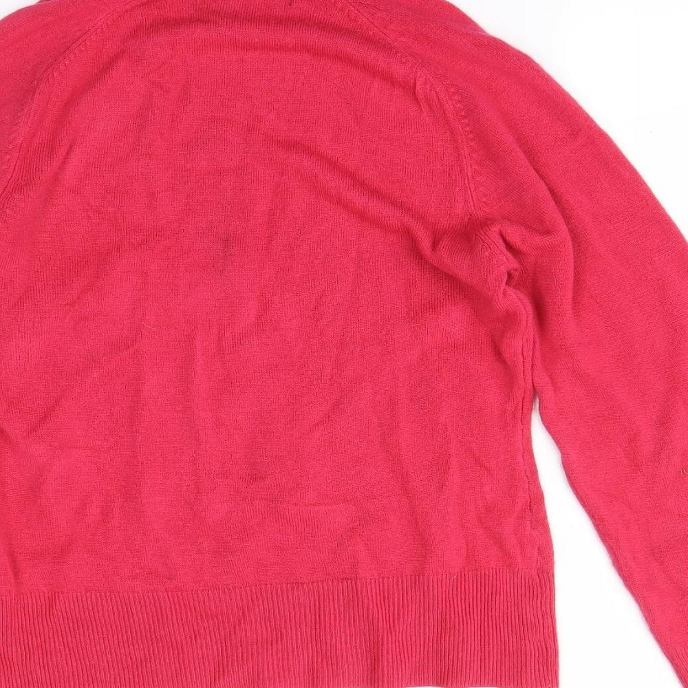 Original Womens Pink Pullover Jumper Size 12