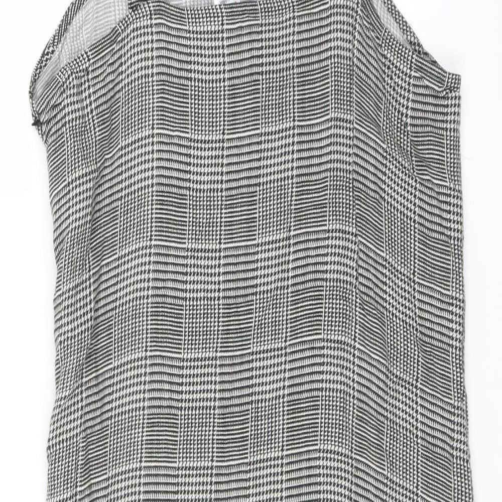 Divided by H&M Womens Black Herringbone Mini Size 10