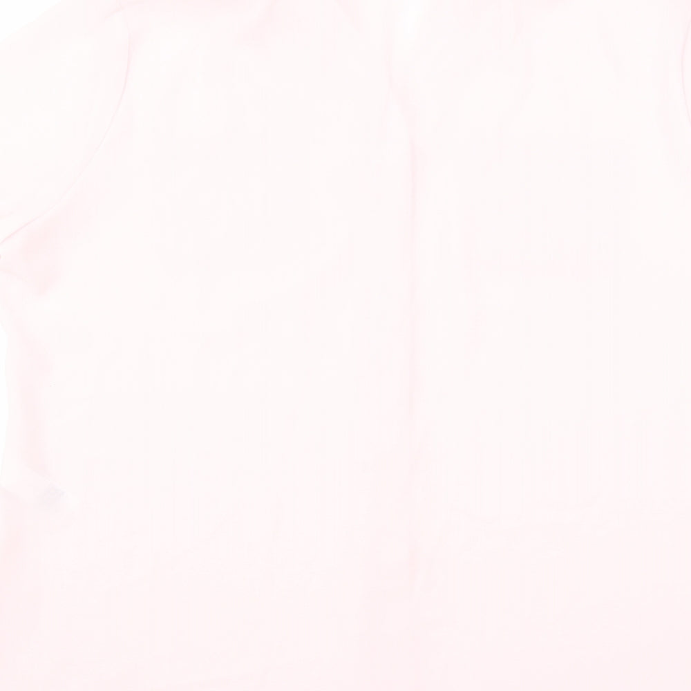 Marks and Spencer Womens Pink Basic Button-Up Size 14