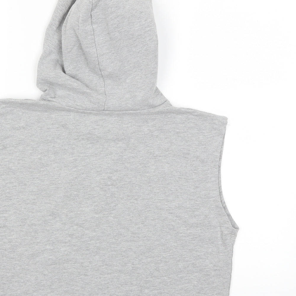 PARISIAN SIGNATURE Womens Grey Pullover Hoodie Size 14