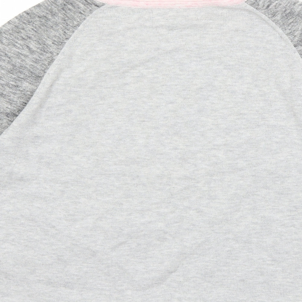 Gap Girls Grey Pullover Jumper Size 10-11 Years
