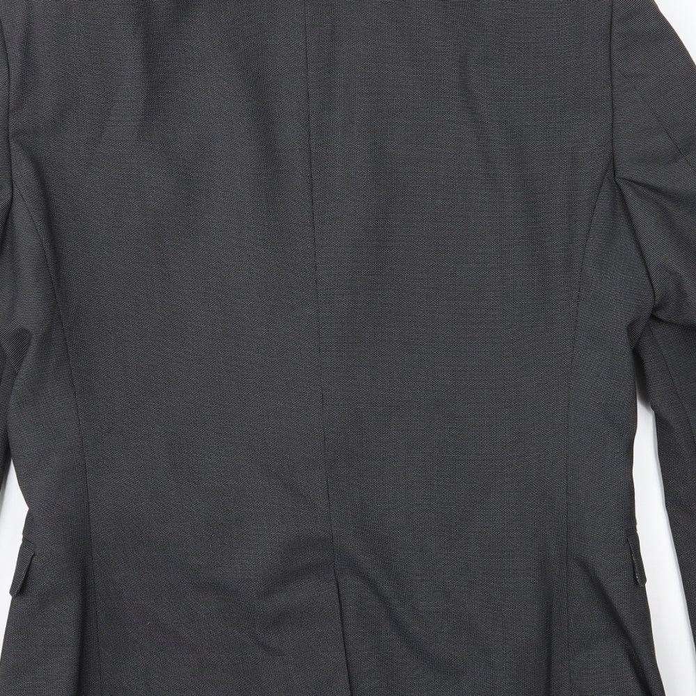NEXT Mens Grey Rayon Jacket Suit Jacket Size 38