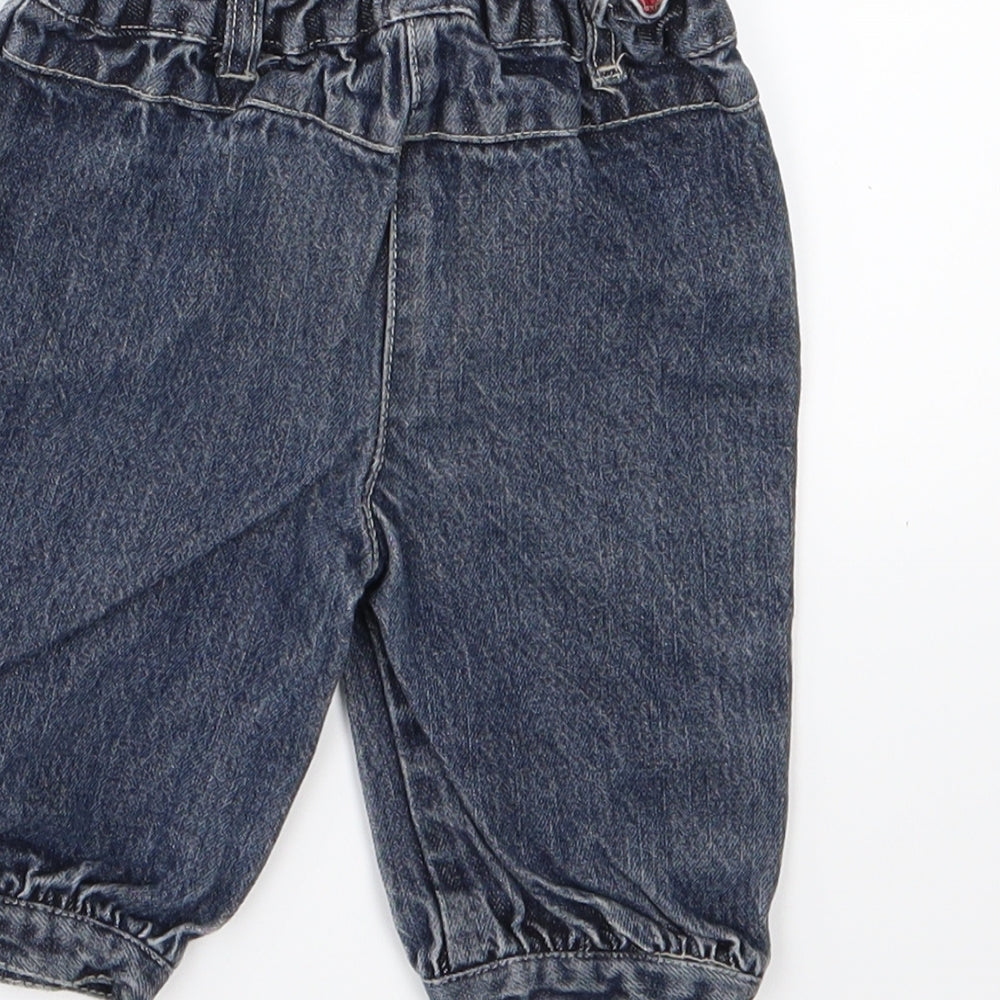 Kimbaloo Girls Blue Denim Cropped Jeans Size 12 Months