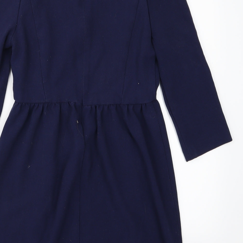 Zara Womens Blue A-Line Size S