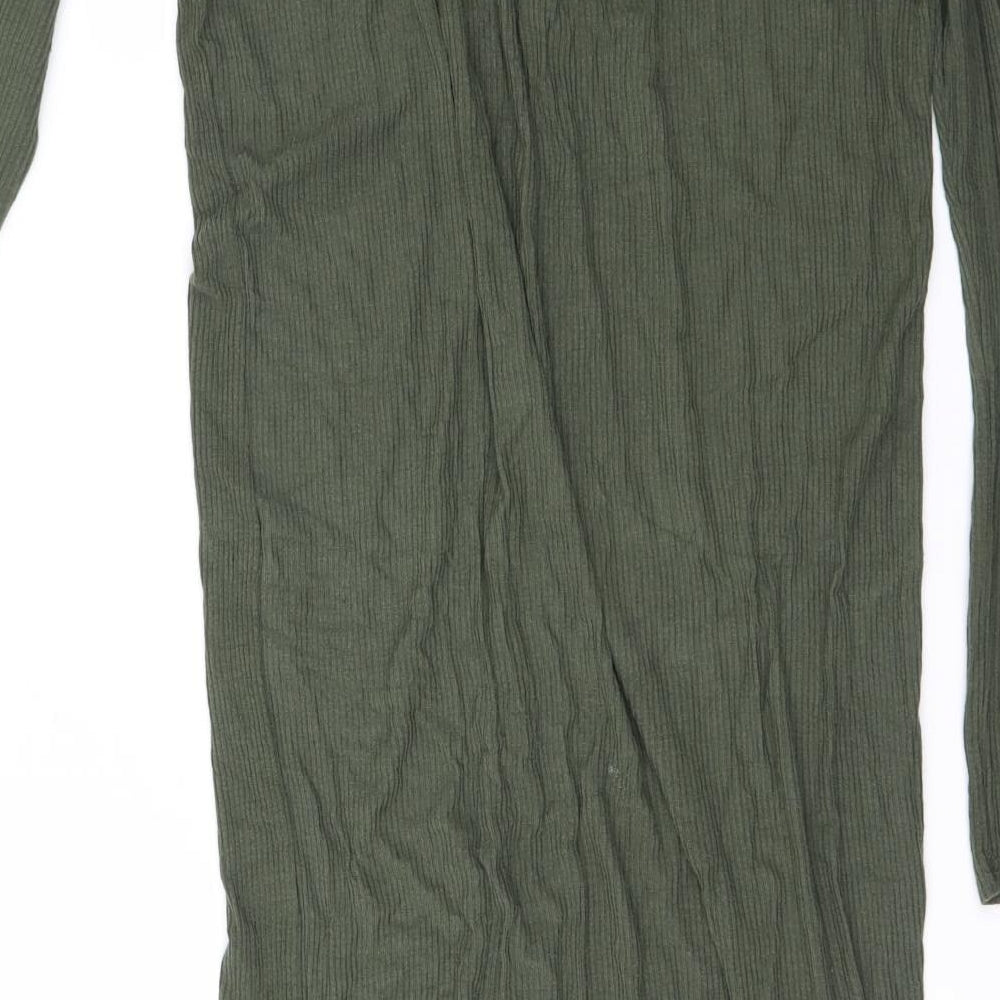 Preworn Womens Green Bodycon Size 10