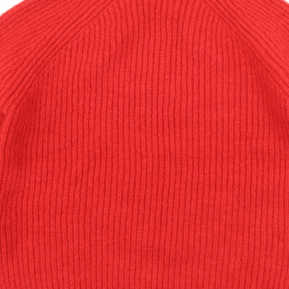 Primark Womens Red Knit Pullover Jumper Size 4