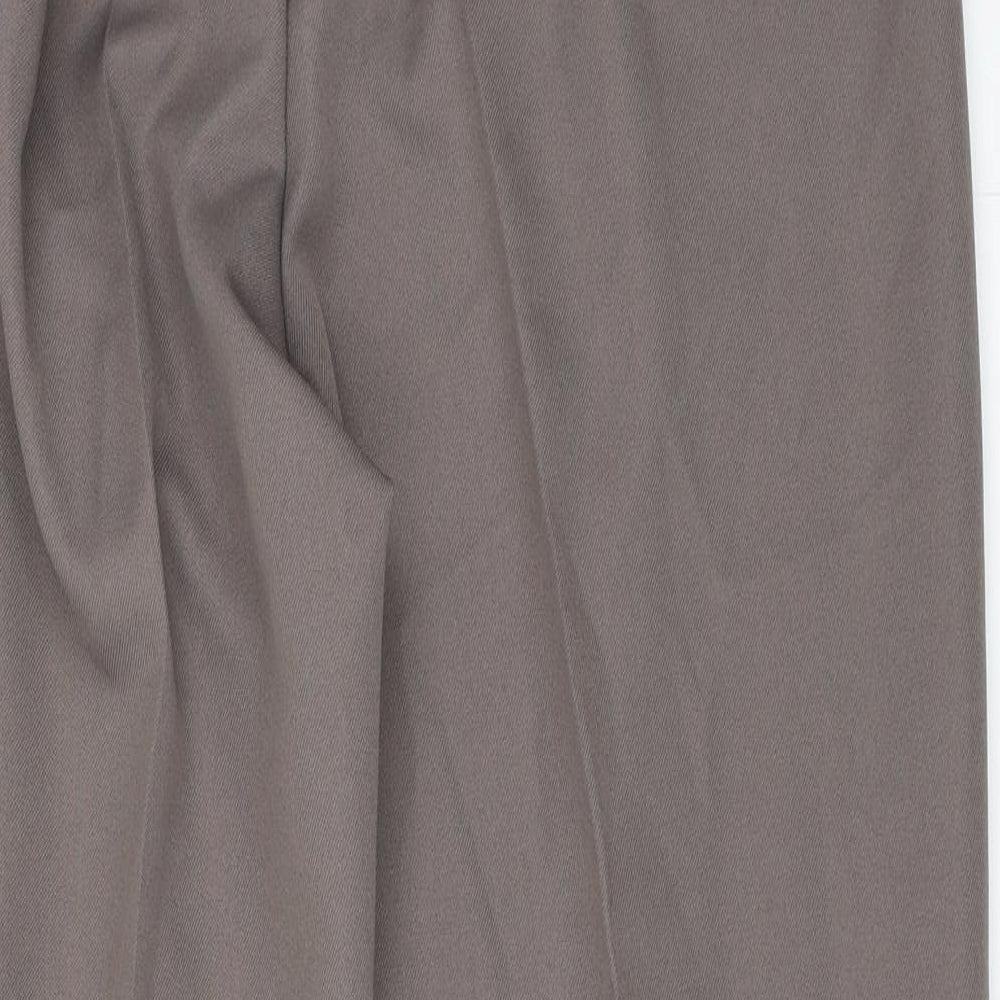 Canda Womens Grey Trousers Size 22 L28 in