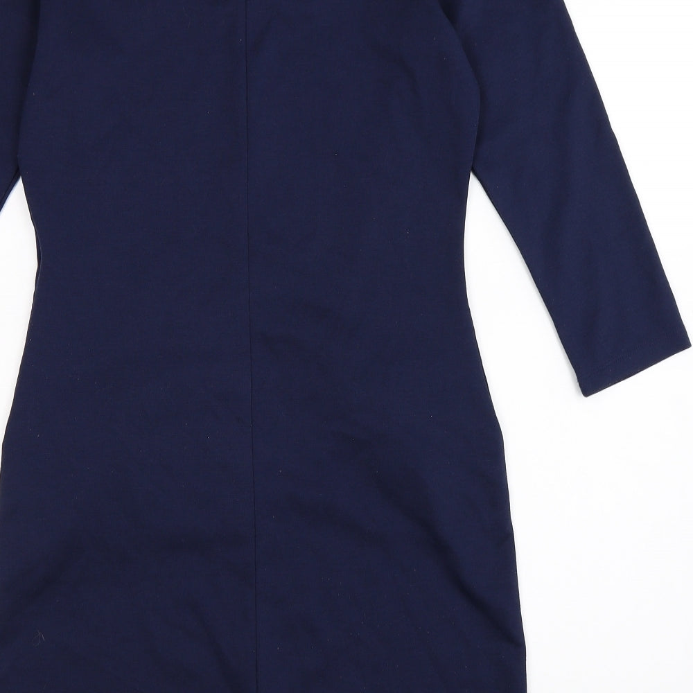 VERO MODA Womens Blue Bodycon Size M