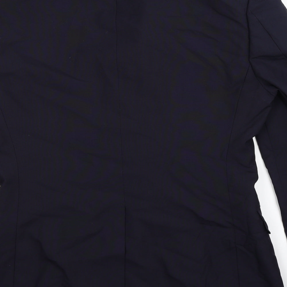 Roderick Charles Mens Blue Jacket Suit Jacket Size 38