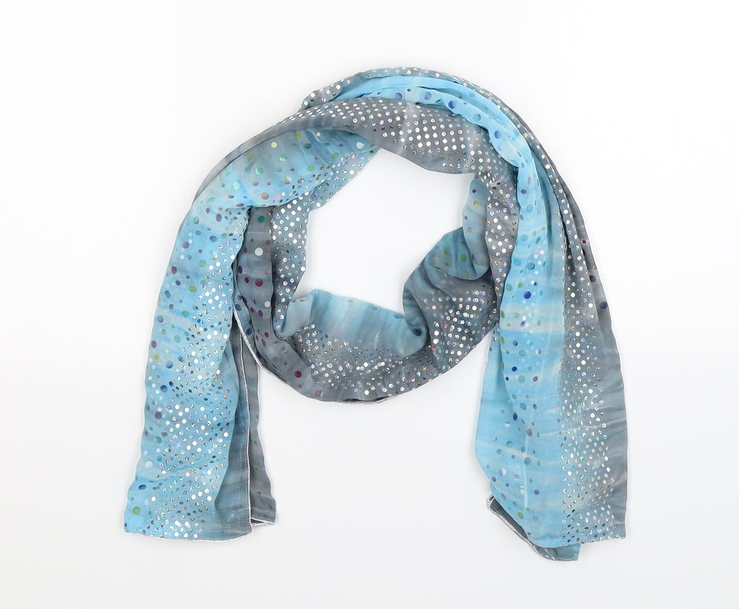 Preworn Womens Multicoloured Polka Dot Scarf