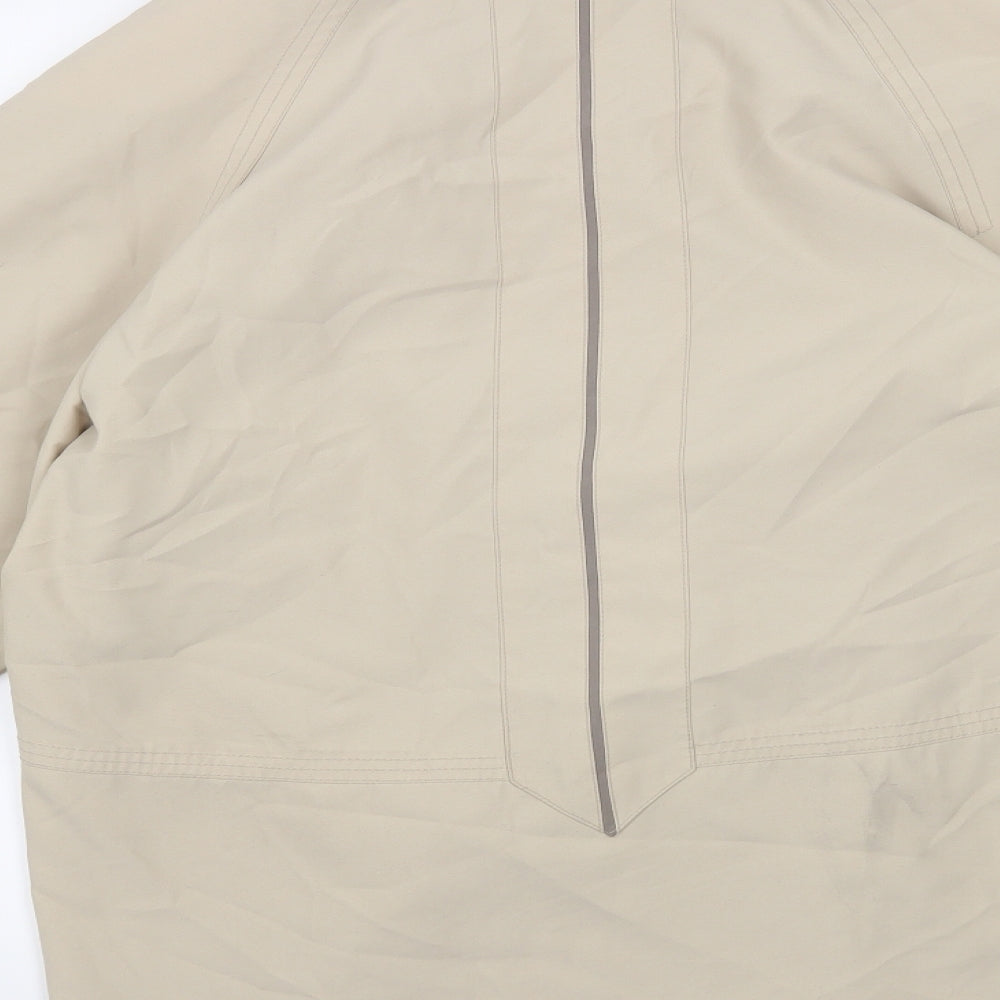 Telemac Womens Beige Jacket Coat Size M